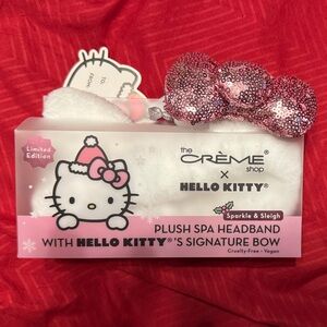 Hello Kitty White and Pink Sequin Spa Headband